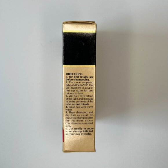 Vintage 1989 Alberto VO5 Hot Oil Hair Treatment Extra Body NIB -2 Packages Avail - Picture 4 of 5